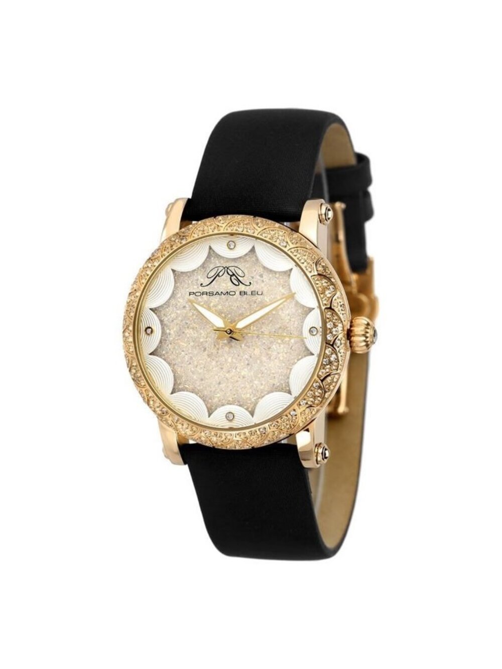 NWT Porsamo Bleu Genevieve Quartz White Dial Ladies Watch
